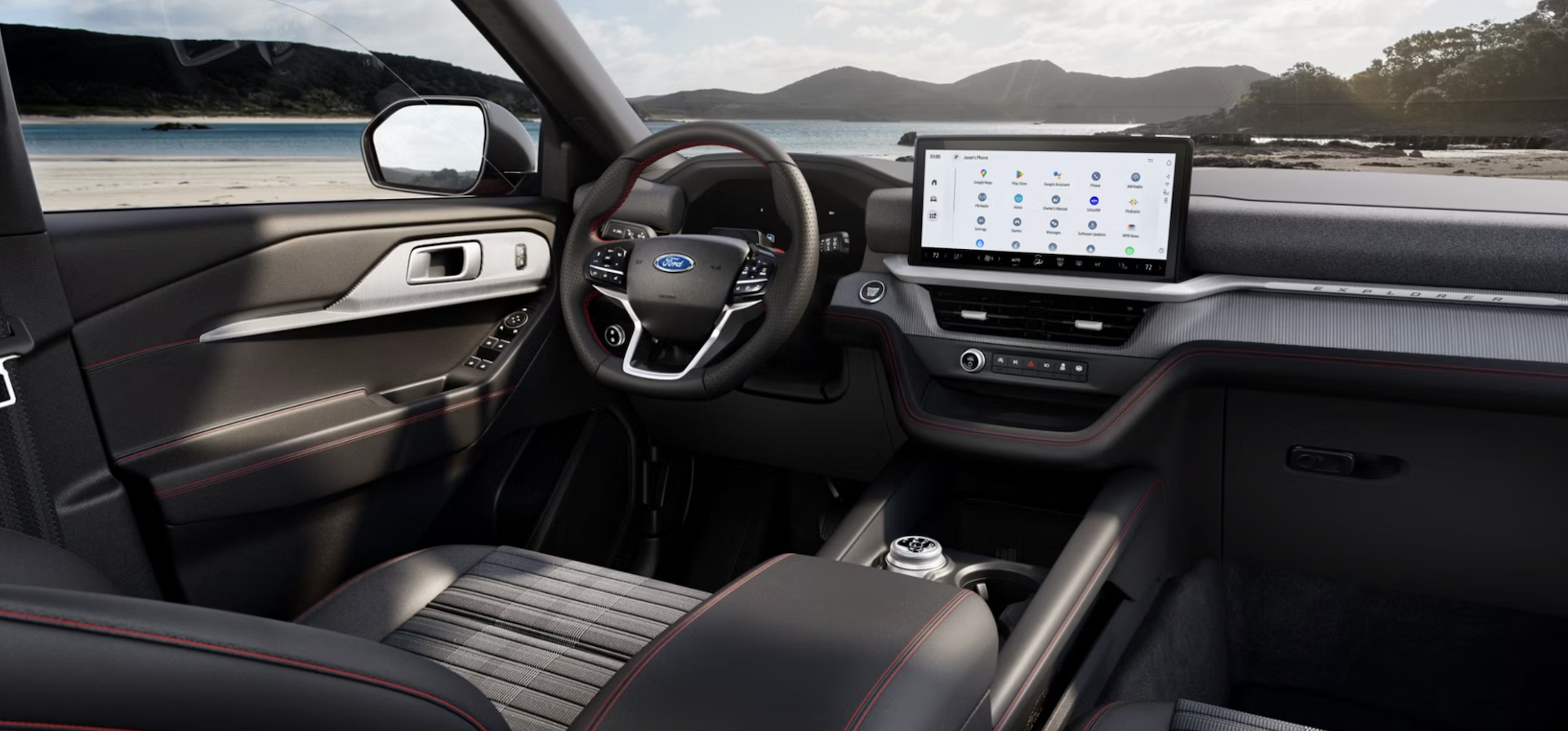 Dashboard of 2026 Ford Explorer for sale near Kenedy